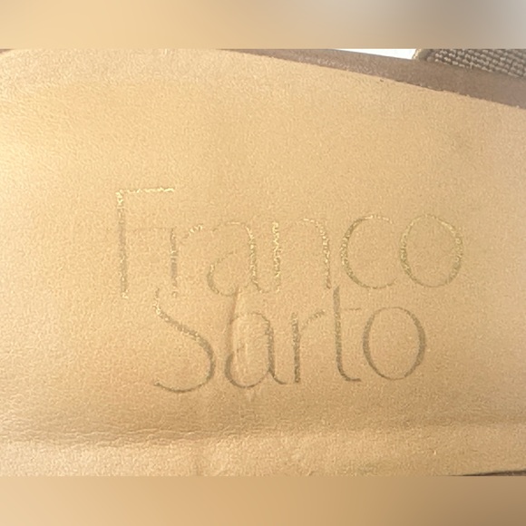 NWOB - Franco Sarto Sarti Open Toe Sandals With Cork Wedge Heel - Size 8M - Picture 7 of 8